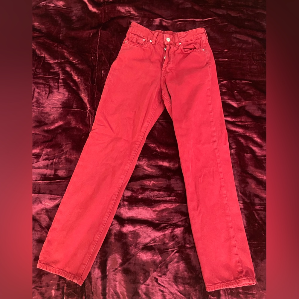 Vintage red jeans - Picture 2 of 5